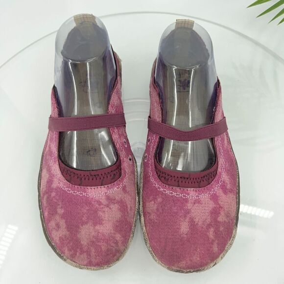 Cushe Shucoon Mary Jane Shoes Women's Size 9 Pink Purple Slip On Loafers Moc - Picture 4 of 12